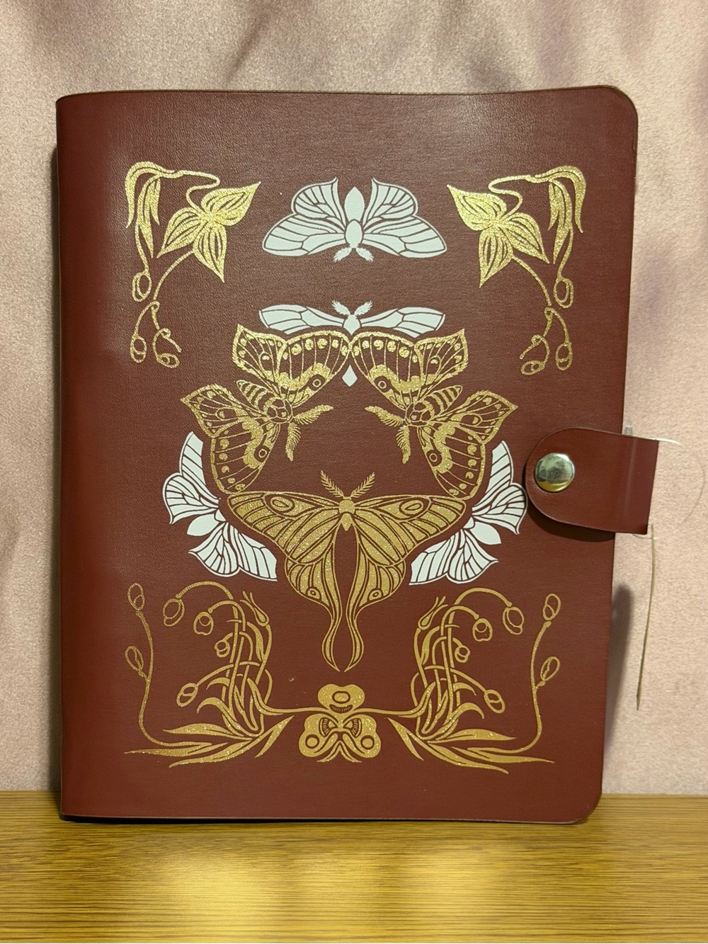 Fairyloot Crimson Moth Pin Book NWT